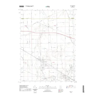 2019 Map of Elida, 2019 Print