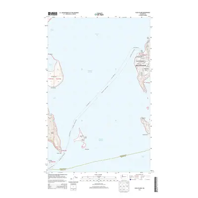 2014 Map of Eliza Island, 2014 Print