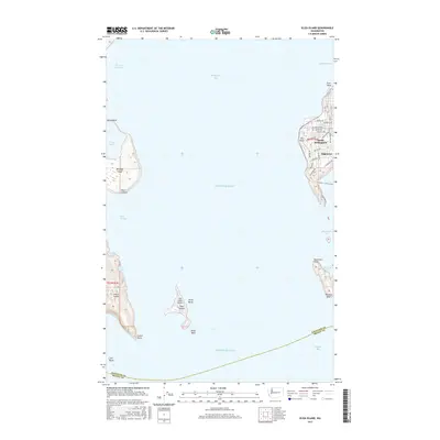 2017 Map of Eliza Island, 2017 Print