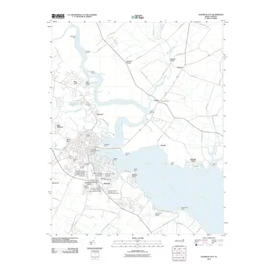 2010 Map of Elizabeth City, 2010 Print