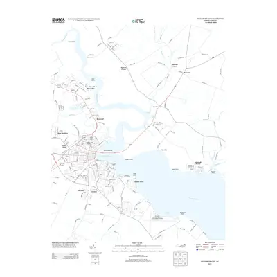 2013 Map of Elizabeth City, 2013 Print
