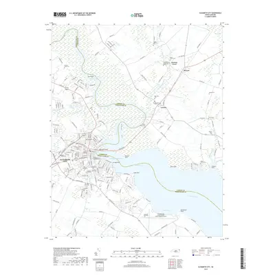 2019 Map of Elizabeth City, 2019 Print