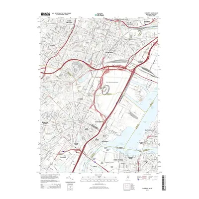 2014 Map of Elizabeth, 2014 Print