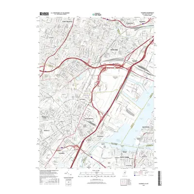 2016 Map of Elizabeth, 2016 Print