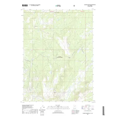2020 Map of Elizabeth Mountain, 2020 Print