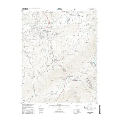 2016 Map of Elizabethton, 2016 Print