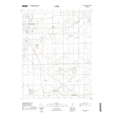 2019 Map of Elizabethtown, 2019 Print
