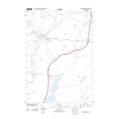 2013 Map of Elizabethtown, 2013 Print