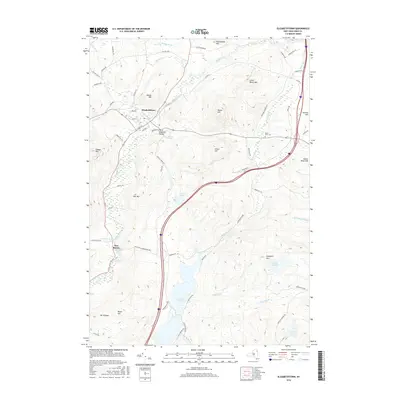 2016 Map of Elizabethtown, 2016 Print