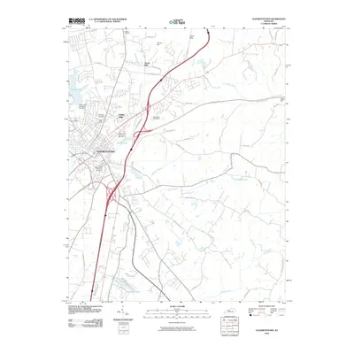 2010 Map of Elizabethtown, 2010 Print