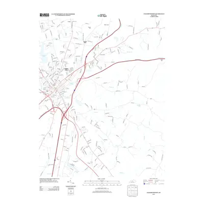 2013 Map of Elizabethtown, 2013 Print