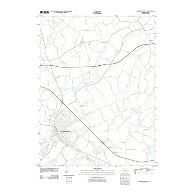 2010 Map of Elizabethtown, 2010 Print