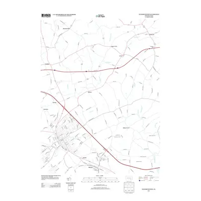 2013 Map of Elizabethtown, 2013 Print