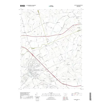 2019 Map of Elizabethtown, 2019 Print