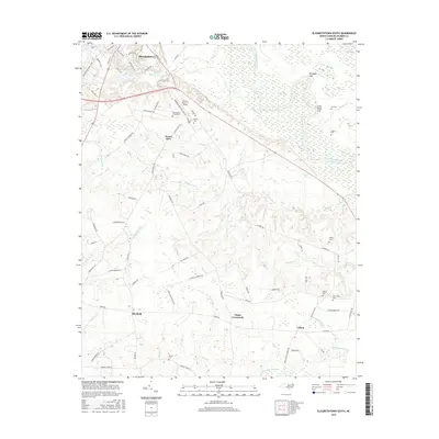 2016 Map of Elizabethtown South, 2016 Print