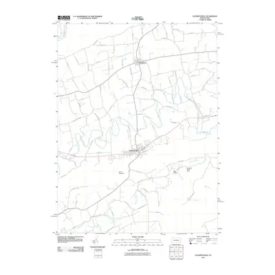 2010 Map of Elizabethville, 2010 Print