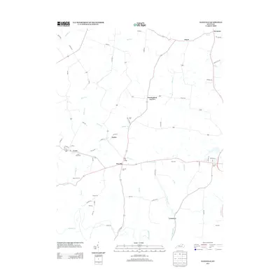 2013 Map of Elizaville, 2013 Print