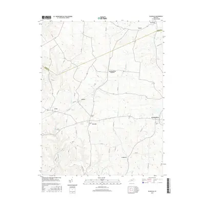 2016 Map of Elizaville, 2016 Print