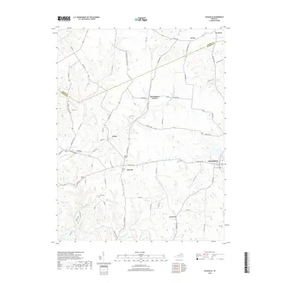 2019 Map of Elizaville, 2019 Print