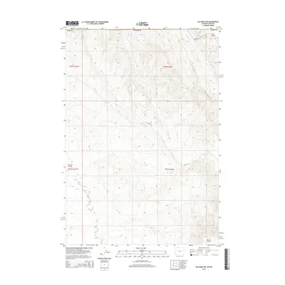 2015 Map of Elk Basin NW, 2015 Print