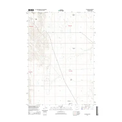 2015 Map of Elk Basin, 2015 Print