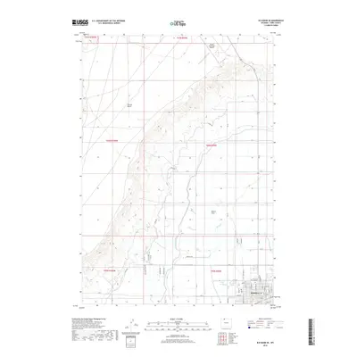 2018 Map of Elk Basin SE, 2018 Print