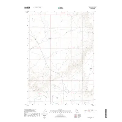 2017 Map of Elk Basin SW, 2017 Print