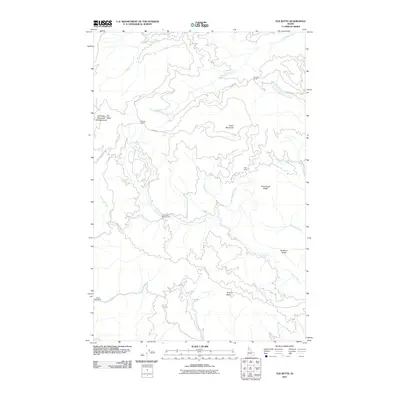 2011 Map of Elk Butte, 2011 Print