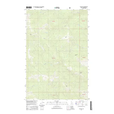 2017 Map of Elk Butte, 2017 Print