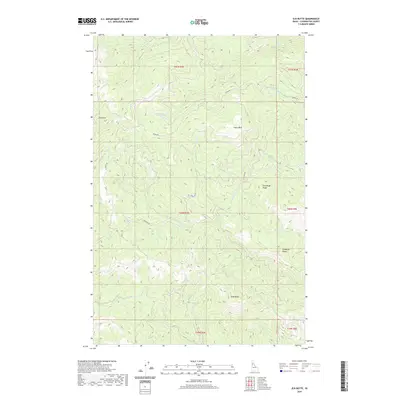 2020 Map of Elk Butte, 2020 Print