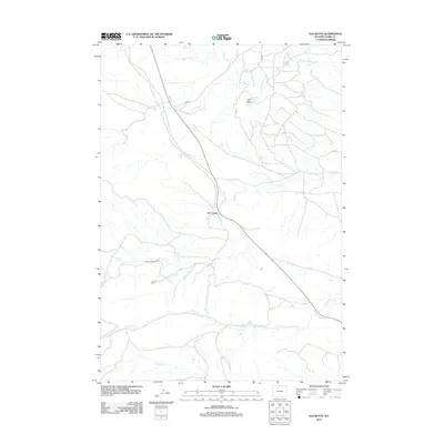 2012 Map of Elk Butte, 2012 Print