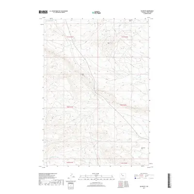 2017 Map of Elk Butte, 2017 Print