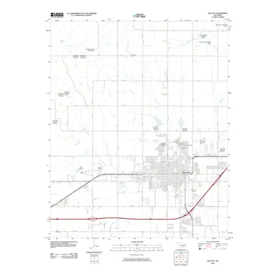 2010 Map of Elk City, 2010 Print