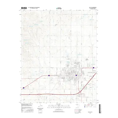 2016 Map of Elk City, 2016 Print