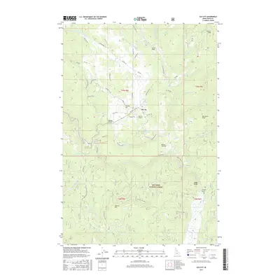 2017 Map of Elk City, 2017 Print