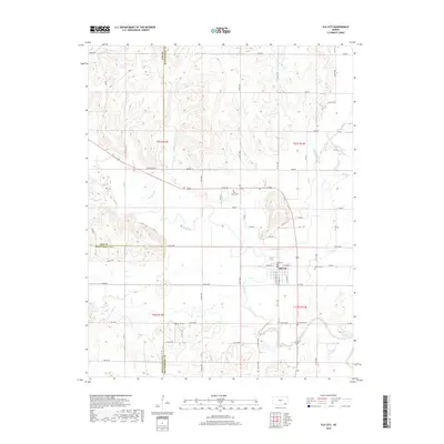 2018 Map of Elk City, 2018 Print