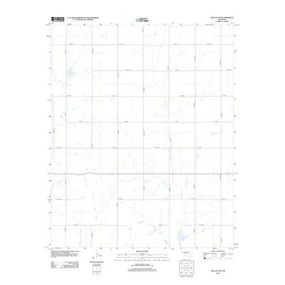 2012 Map of Elk City SE, 2012 Print