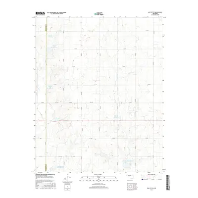 2016 Map of Elk City SE, 2016 Print