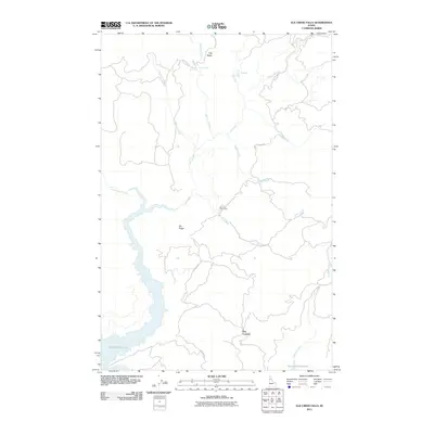 2011 Map of Elk Creek Falls, 2011 Print