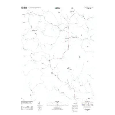 2013 Map of Elk Creek, 2013 Print