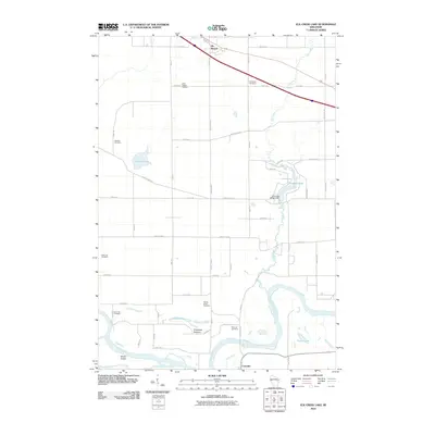 2010 Map of Elk Creek Lake, 2010 Print