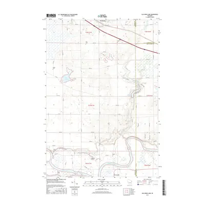 2015 Map of Elk Creek Lake, 2015 Print
