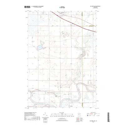 2018 Map of Elk Creek Lake, 2018 Print