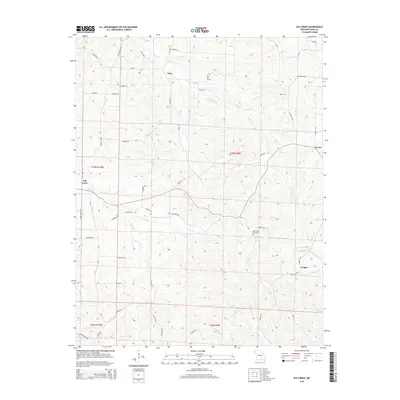 2015 Map of Elk Creek, 2015 Print