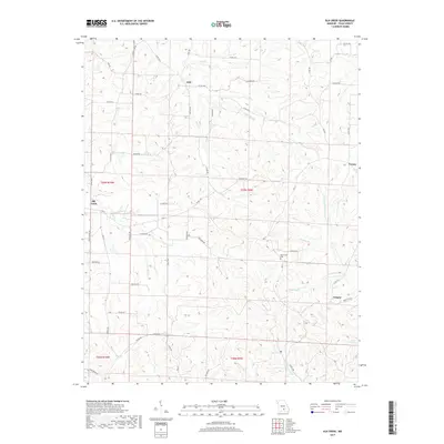 2017 Map of Elk Creek, 2017 Print