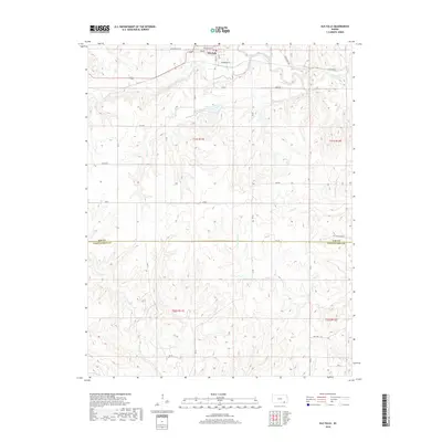 2018 Map of Elk Falls, 2018 Print