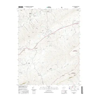 2016 Map of Elk Garden, 2016 Print