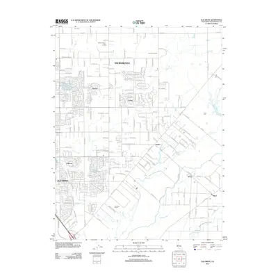 2012 Map of Elk Grove, 2012 Print