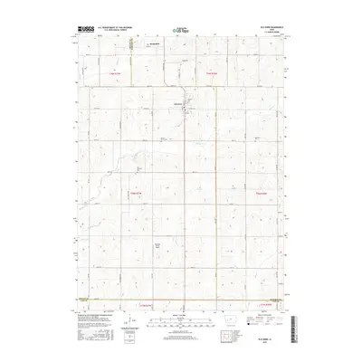 2015 Map of Elk Horn, 2015 Print