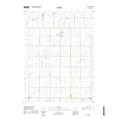 2018 Map of Elk Horn, 2018 Print